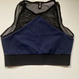 EUC ULTRACOR ADRIFT BRA TOP BIKINI SML MESH NAVY